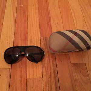 Burberry oversized shield sunglasses